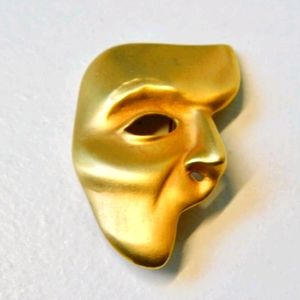 JJ 1988 Jonette Gold tone Phantom Of The Opera Mas